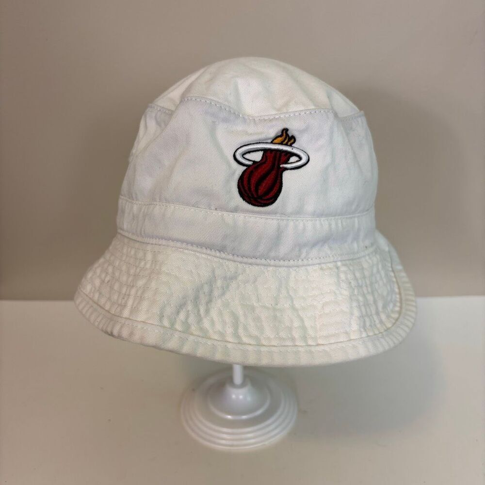 Miami Heat‎ Basketball White Bucket Hat Unisex One Size